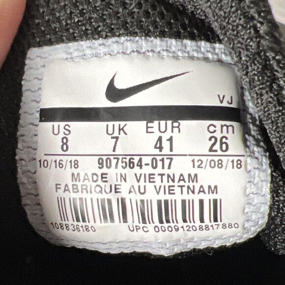 Nike Racing Zoom Rival S Track Spikes Shoes Mens Size 8 Black White 907564-017 - Picture 12 of 12